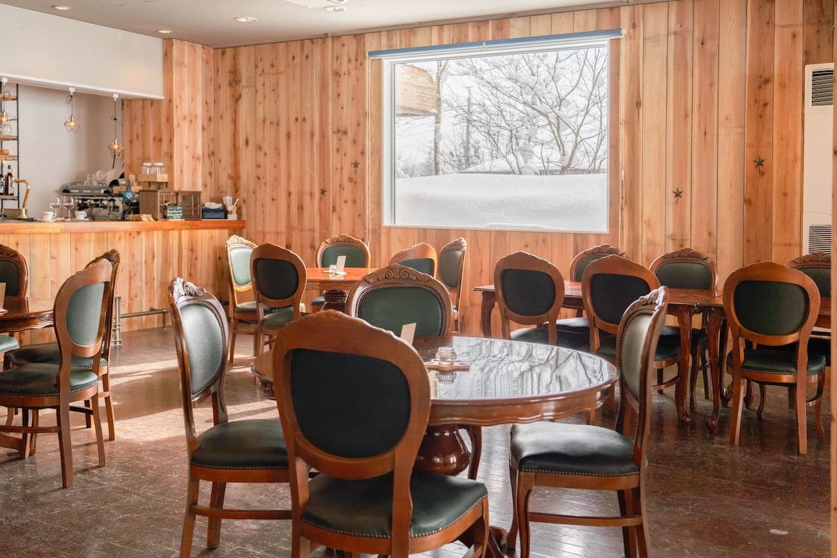 Blue Star Cafe seating and interior