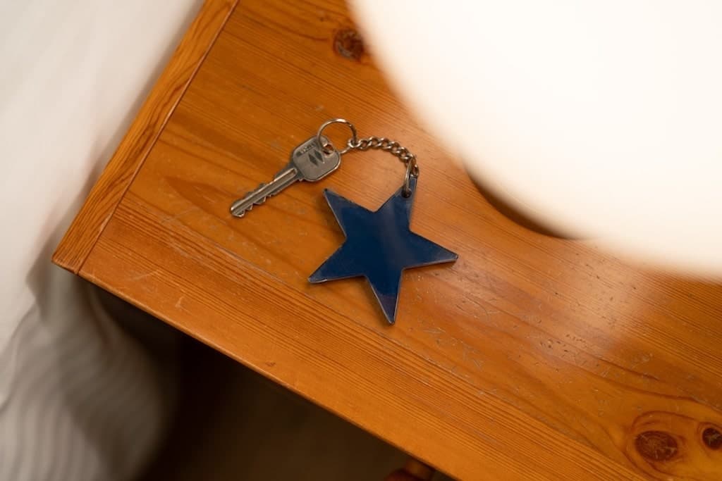 Blue Star Hotel room key