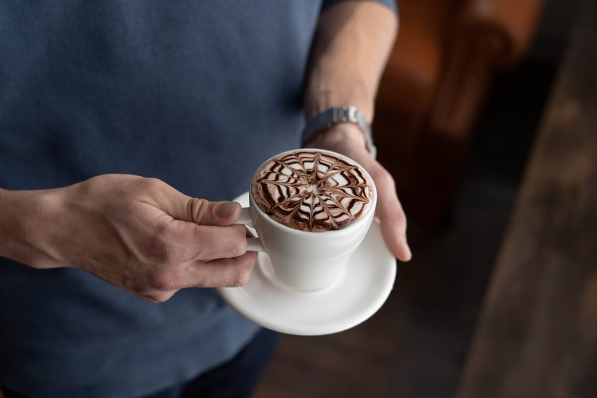 Hot chocolate, Blue Star Cafe